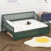 Red Barrel Studio Full Size Daybed With Trundle And Support Legs