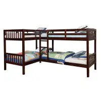 Harriet Bee Schatz Twin Bunk Bed with Trundle and Ladder