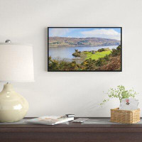 Made in Canada - East Urban Home 'Lago Ness and Urquhart Castle' Framed Photographic Print on Wrapped Canvas