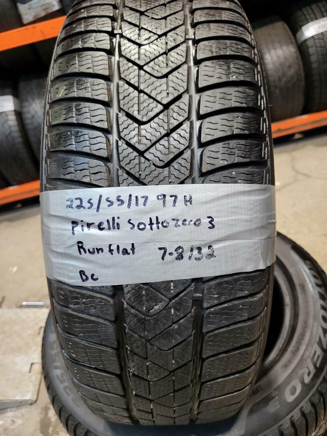225/55/17 4 pneus hiver pirelli RUNFLAT in Tires & Rims in Greater Montréal - Image 3