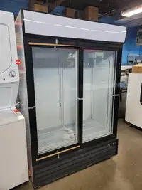 Brand New Double Door 45 Wide Display Refrigerator