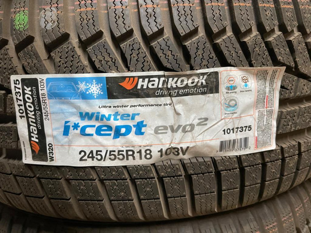 245/55/18 4 Pneus HIVER Hankook et General NEUF NEUF in Tires & Rims in Greater Montréal - Image 3