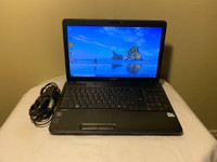 Used Toshiba Satellite C650 Laptop with Intel Processor, Webcam, DVD and Wireless for Sale, Can Deliver