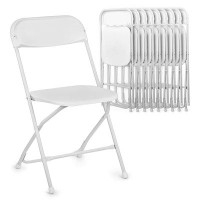 MoNiBloom Plastic Stackable Folding Chair