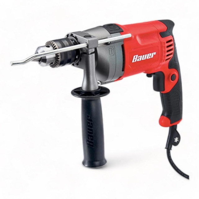 HOC HD75 BAUER 1/2 INCH 7.5 AMP VARIABLE SPEED REVERSIBLE HAMMER DRILL + 90 DAY WARRANTY + FREE SHIPPING in Power Tools