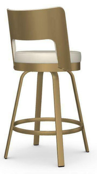 Gold Frame with Black, White, Grey or Off-White Seat Kitchen Island Bar Stools from ARTeFAC
