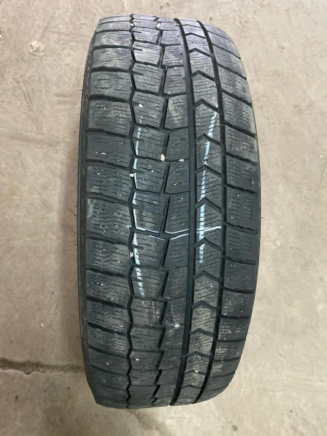 4 pneus dhiver P195/65R15 91T Dunlop Winter Maxx 49.5% dusure, mesure 5-6-5-6/32 in Tires & Rims in Québec City - Image 4