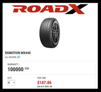 Brand new 225/65R17 All season and all-weather tires
