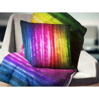 Made in Canada - The Twillery Co. Corwin Abstract Glowing Background Pillow
