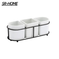 SR-HOME 4 Piece Ceramic Utensil Storage Set