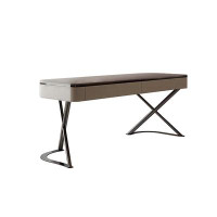 Recon Furniture 55.12" Brown desktop Modern Desk