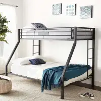 Isabelle & Max™ Dunfee Twin XL/Queen Iron Standard Bunk Bed by Isabelle & Max