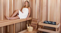 Complete Home Sauna Kits starting at $5,762 - including choice of electric or Infrared Heater - Made in Canada!