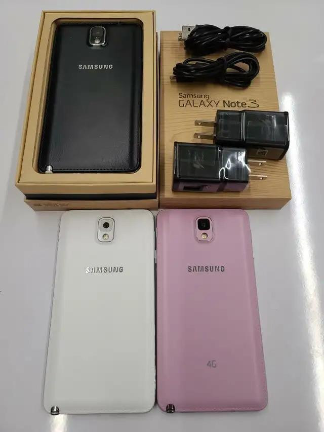 Samsung Galaxy Note 3 Note 4 Note 5 CANADIAN MODEL UNLOCKED new condition with 1 Year warranty includes all accessories in Cell Phones in New Brunswick