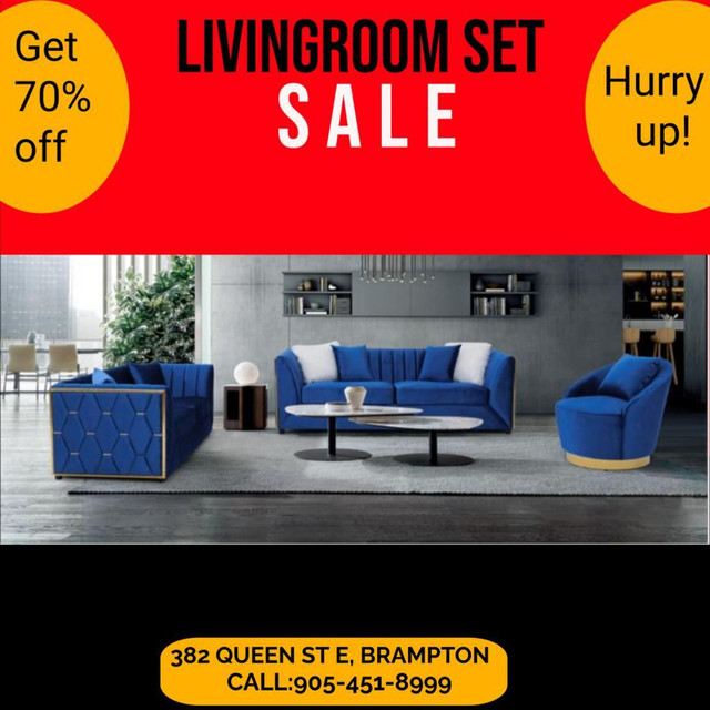 Sofa Set on Sale !! Huge Furniture sale !! in Couches & Futons in Oakville / Halton Region