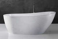 Athens - Marble or White - Artistic Acrylic 67 Freestanding Bathtub BSQ