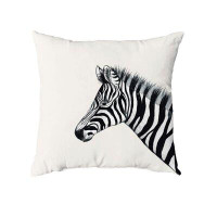 Dakota Fields S-Zebra Indoor/Outdoor Pillow