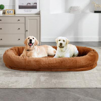 Tucker Murphy Pet™ Human Dog Bed, 71''x38''x12'' Human Sized Dog Bed For People And Pets,removable And Washable Faux Fur