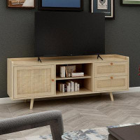 George Oliver TV Console with Storage Cabinets