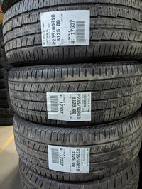 P235/60R18  235/60/18  CONTINENTAL CROSS CONTACT LX SPORT ( all season summer tires ) TAG # 17537