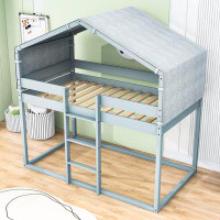 Harper Orchard Moodus Kids Twin Over Twin Bunk Bed