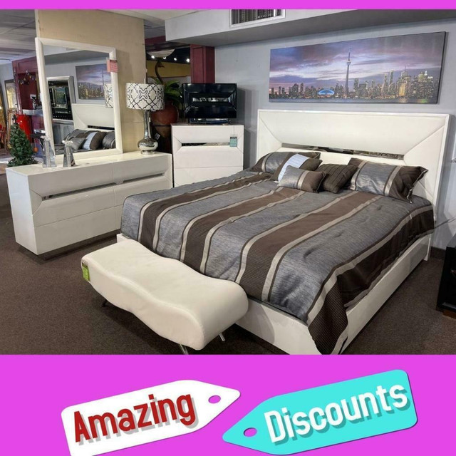 King and Queen Bedroom Sets Sale in Beds & Mattresses in Hamilton - Image 3