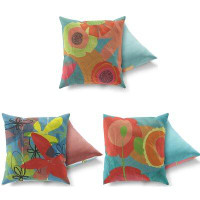 Latitude Run® 3 Pcs Colourful Indoor/Outdoor Accent Pillow Set