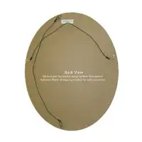 Made in Canada - Astoria Grand Retiro Framed Oval Accent Mirror