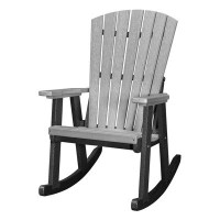 Rosecliff Heights Baela Plastic Rocking Adirondack Chair