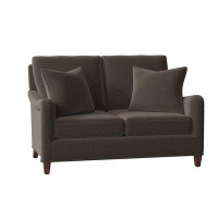 Fairfield Chair Smythe 57" Rolled Arm Loveseat with Reversible Cushions