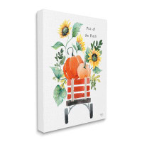 Stupell Industries Pick Of The Patch Seasonal Autumn Plants Sunflowers Canvas Wall Art By Heatherlee Chan