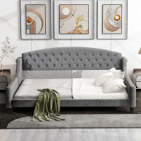Canora Grey Modern Luxury Tufted Button Daybed