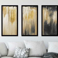 Made in Canada - Mercer41 'Gold Paysage I' Acrylic Painting Print Multi-Piece Image