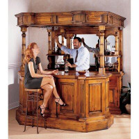 Design Toscano Tewkesbury Inn Bar with Wine Storage