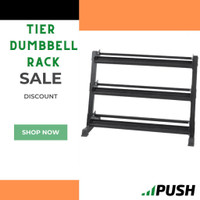 Organize Your Weights with Ease: Introducing the 3 Tier Dumbbell Rack - BRAND NEW