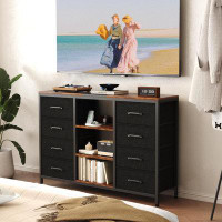 17 Stories Dresser For Bedroom,Dressers Bedroom Furniture, Dresser TV Stand With Power Outlet, Chest Of Drawers With Ope