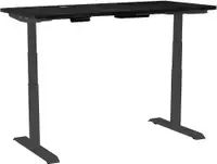 MotionGrey Height Adjustable Dual German Motors Electric Sit to Stand Computer Office Standing Desk and Table Top