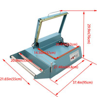 L-Bar Sealer Cutter Packing Machine Manual Impulse Bag Hand Heat Sealer Shrink Film 249306