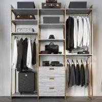 Martha Stewart California Closets® The Everyday System™ 84.75" W 20"D Closet System Walk-In Sets