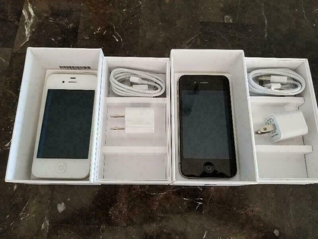 iPhone 4S 8GB 16GB CANADIAN MODELS NEW CONDITION With New Accessories Unlocked 1 Year WARRANTY!!! in Cell Phones in British Columbia - Image 2