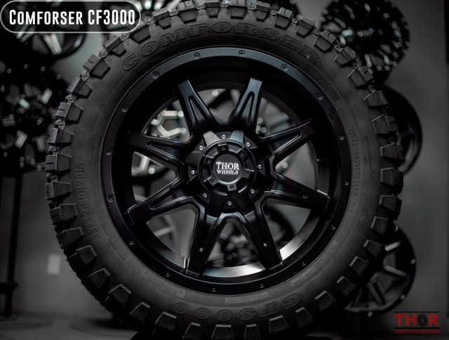 COMFORSER AND ROADCRUZA -  MUD/ALL-TERRAIN TIRES - 10 Ply/Load E  Snowflake Rated! - GREAT PRICES, GREAT SHIPPING RATES in Tires & Rims in Red Deer - Image 3