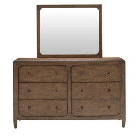 WEIYUDANG Grantville Farmhouse 5 - Drawers Dresser Organizer