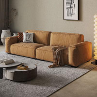 Lilac Garden Tools 101.57" Orange 100% polyester Modular Sofa cushion couch