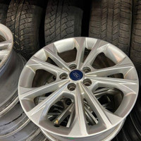 Set of 4 Used FORD Wheels 17 inch 5x108 SILVER for Sale