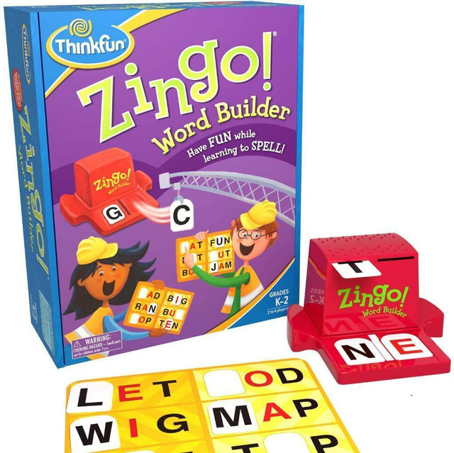 NEW ZINGO BINGO WORDBUILDER NUMBER SIGHT WORDS PRESCHOOL GAME READING in Other in Regina - Image 3