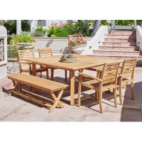 Foundry Select Teak Outdoor Dining Table