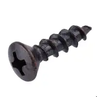 UNIQANTIQ HARDWARE SUPPLY Antique Brass Coarse Thread Oval Head Phillips Drive Wood Screws and Self Tapping Screws For W