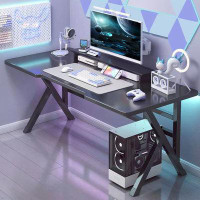 Breakwater Bay Gaming Desk PC Computer Desk, Home Office Desk Table Gamer Workstation, Black