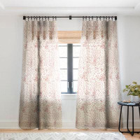 East Urban Home Pattern State Tiger Sketch 1pc Sheer Window Curtain Panel