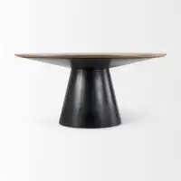 Mercana Mitchell  Mango Solid Wood Pedestal Dining Table